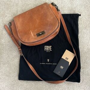 Original Frye Farrah Flap Saddle Handbag